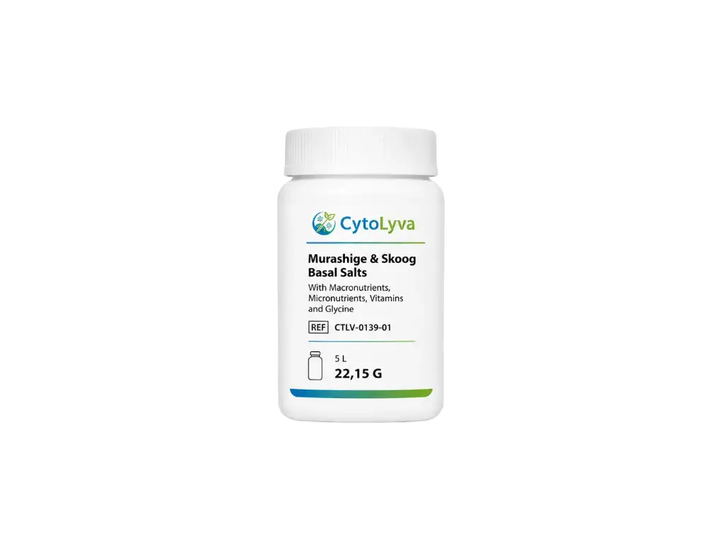 Murashige & Skoog Basal Salts With Macronutrients, Micronutrients, Vitamins and Glycine