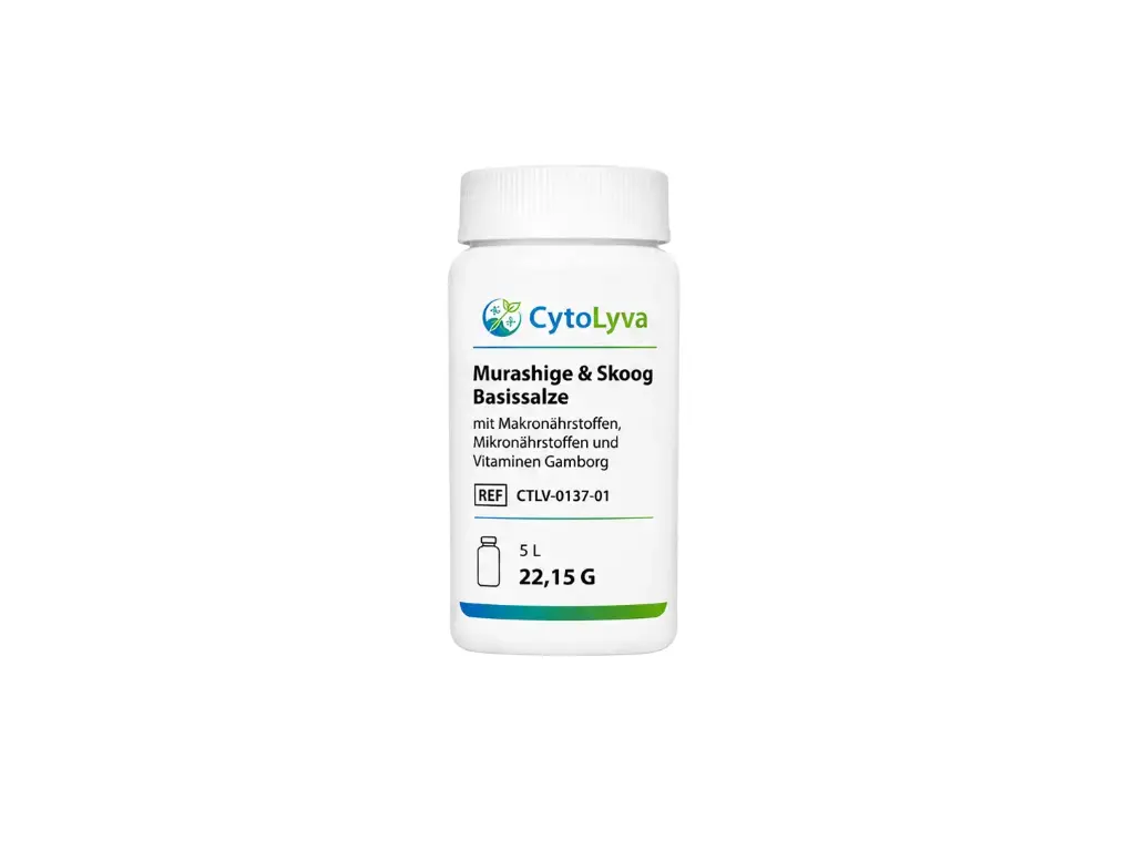 Murashige & Skoog Basal Salts With Macronutrients, Micronutrients, Vitamins and Glycine