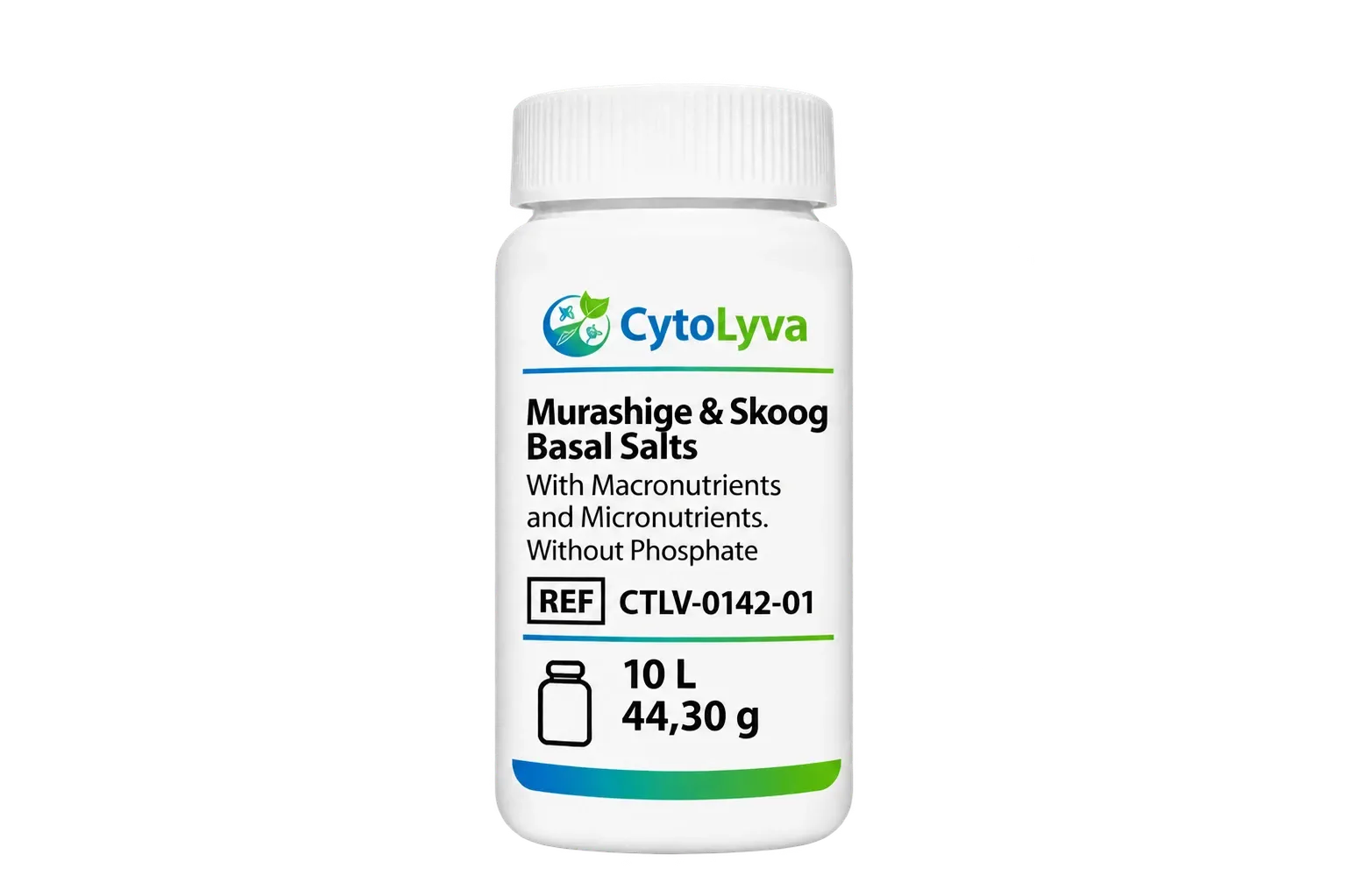 Murashige & Skoog Basal Salts With Macronutrients and Micronutrients. Without Phosphate