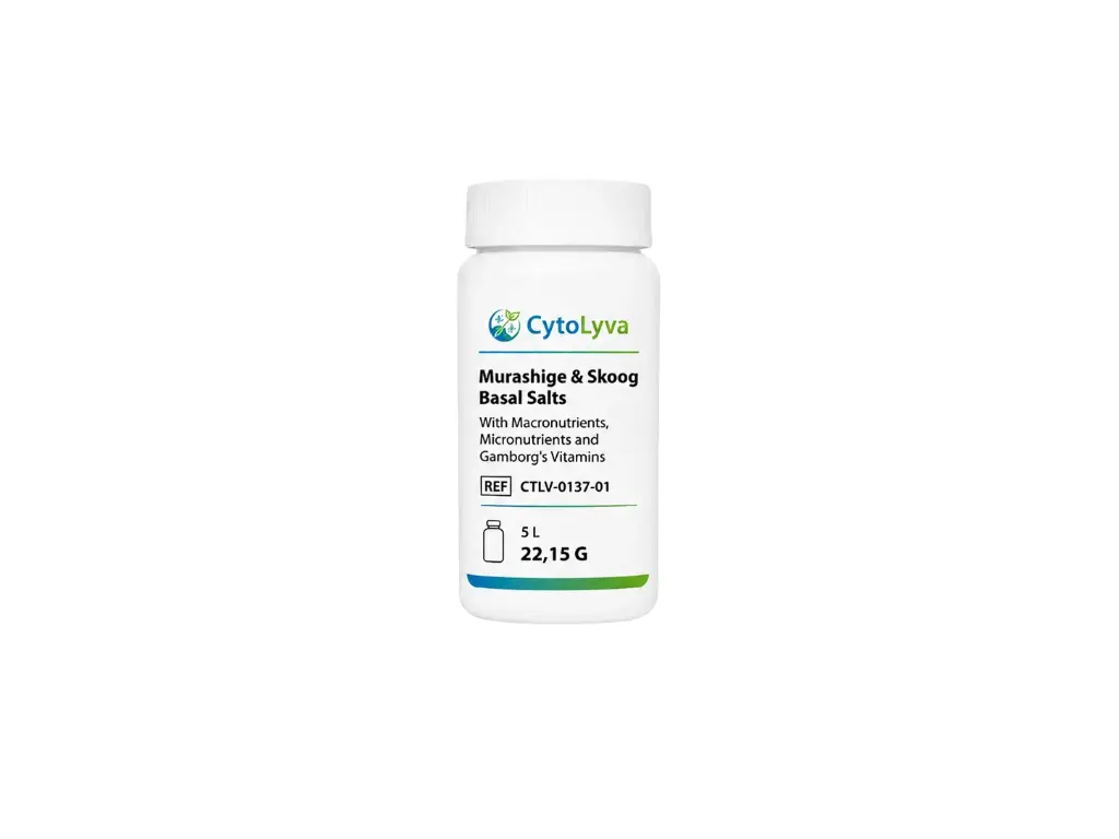 Murashige & Skoog Basal Salts With Macronutrients, Micronutrients and Gamborg's Vitamins