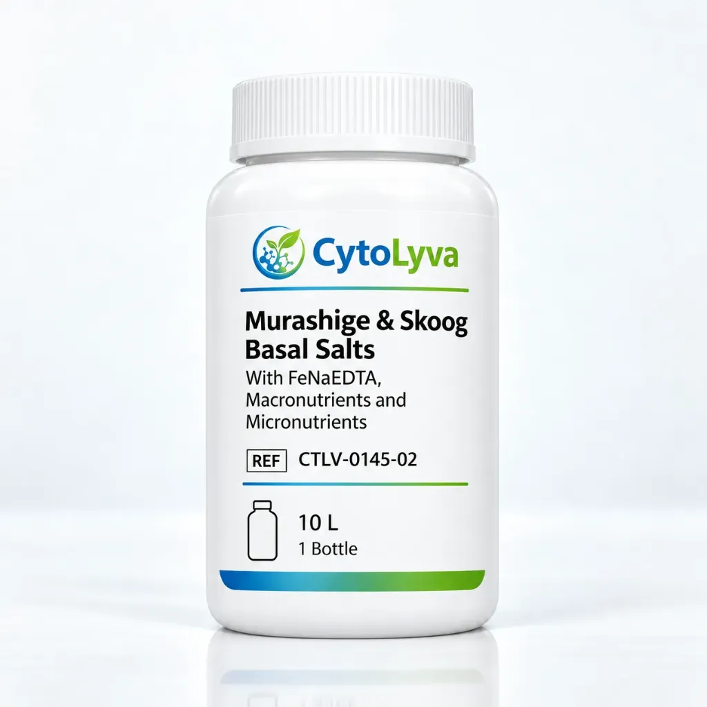 [CTLV-0145-02] Murashige & Skoog Basal Salts With FeNaEDTA, Macronutrients and Micronutrients