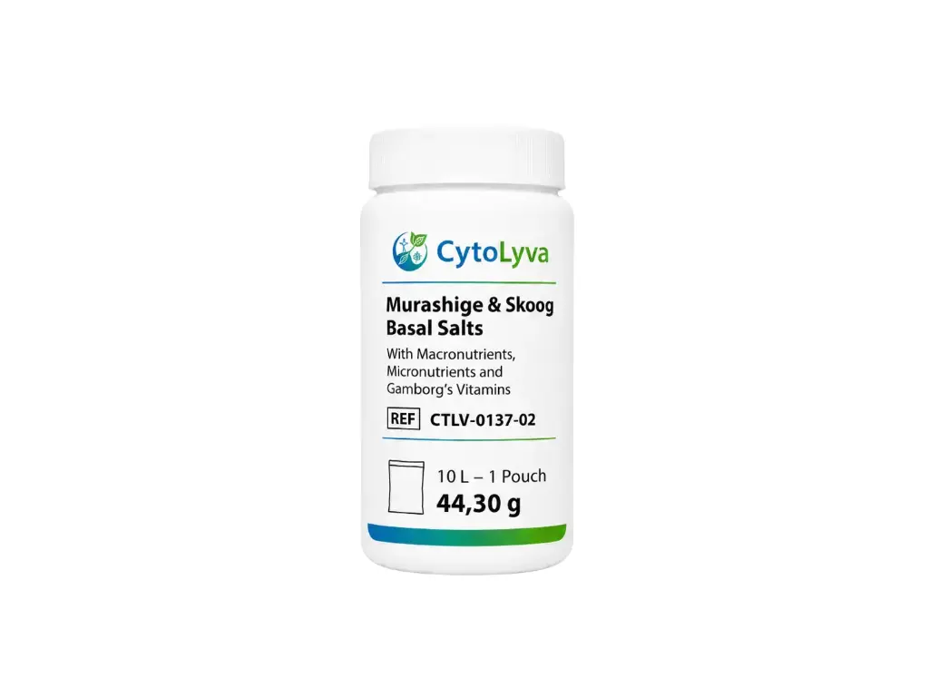 Murashige & Skoog Basal Salts With FeNaEDTA, Macronutrients and Micronutrients