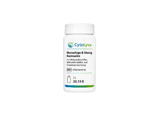 [CTLV-0139-01] Murashige & Skoog Basal Salts With Macronutrients, Micronutrients, Vitamins and Glycine