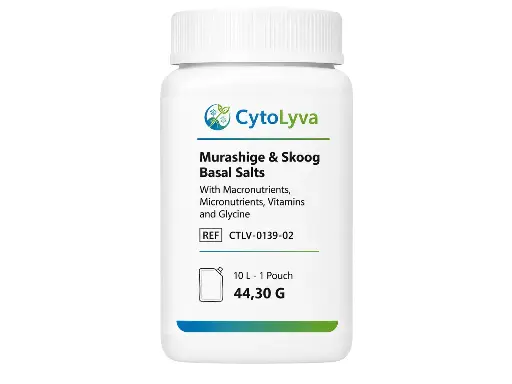 [CTLV-0139-02] Murashige & Skoog Basal Salts With Macronutrients, Micronutrients, Vitamins and Glycine