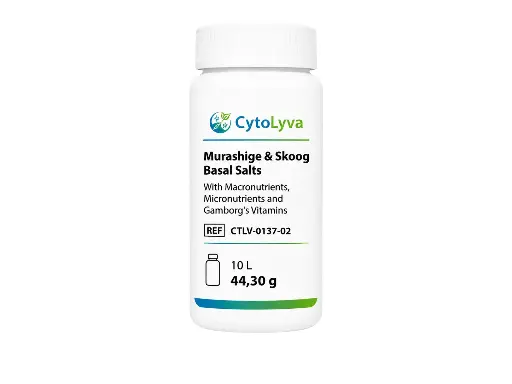 [CTLV-0137-02] Murashige & Skoog Basal Salts With Macronutrients, Micronutrients and Gamborg's Vitamins