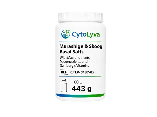 [CTLV-0137-05] Murashige & Skoog Basal Salts With Macronutrients, Micronutrients and Gamborg's Vitamins