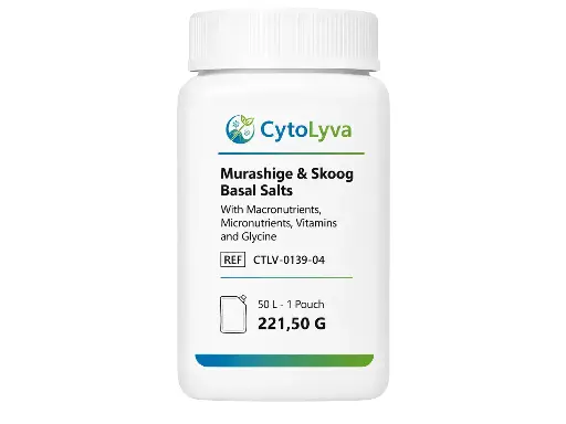 [CTLV-0139-04] Murashige & Skoog Basal Salts With Macronutrients, Micronutrients, Vitamins and Glycine